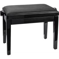 K&M 13922 Banc de piano bois - noir brillant - Vue 1
